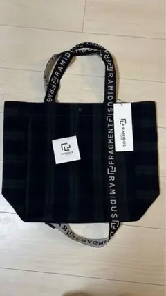 fragmentdesignxRAMIDUS ブラックウォッチ L トート
