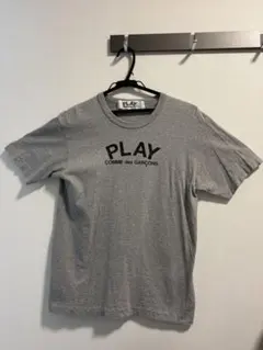 PLAY COMME des GARÇONS バックプリントTシャツ グレー M