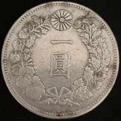 明治45年 新一円銀貨 一圓銀貨 26.83g 古銭 銀貨 竜 一円銀貨 - メルカリ