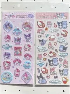 ✧ 樹脂もりシール＆すりガラス風シールセット