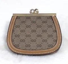 GUCCI がま口 小銭入れ マイクロGG ヴィンテージ
