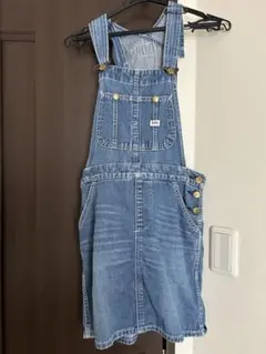 Lee ノースリーブオーバーオール XS デニムブルー