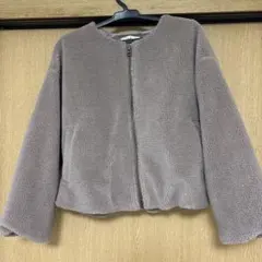 branshes ボアブルゾン　130 モカ