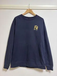 Fucking Awesome FA 刺繍 クルーネック スウェット ネイビーのサムネイル