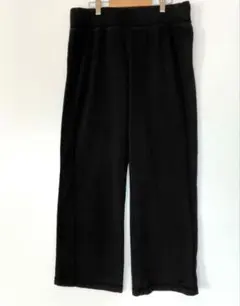 ATHLETIC WORKS ワイドパンツ ブラック M スウェット ゆるダボ
