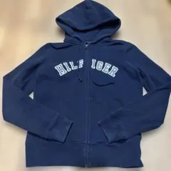 TOMMY HILFIGER ネイビー 裏起毛 パーカー XS