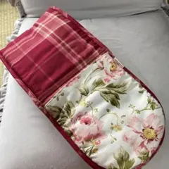 LAURA ASHLEY ダブルミトン 花柄 チェックのサムネイル