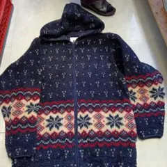 (92)Antibal-listic ノルディック柄 フリースジャケット M