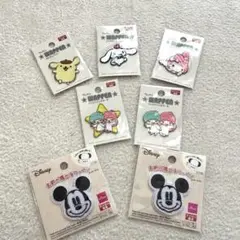 キャラクター ワッペンセット 7点