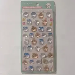 ボンボンドロップシール　単品　ちいかわ　うさぎ　カイワレ　硬い　立体　ぷくぷく