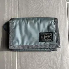 PORTER 吉田カバン 三つ折り財布 グレー