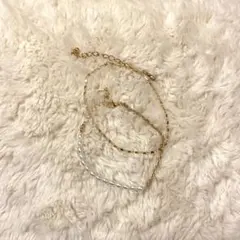 ゴールドとパールのブレスレット2本セット