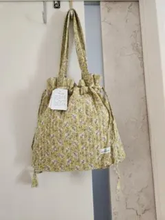 インド綿　トートバッグ　レゾリヴァード　コラボ　ブロックプリント