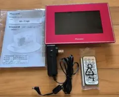 Pioneer 7型 デジタルフォトフレーム HF-T730-R 赤 音楽再生