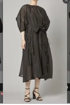 Styling/ シアー ブラック ワンピース 結婚式のサムネイル