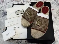 GUCCI GGマーモント エスパドリーユ サンダルのサムネイル