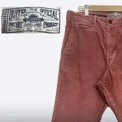 The DUFFER of St.GEORGE コーデュロイ パンツ ピンク Sのサムネイル