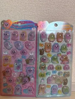 ボンボンドロップシール　プチドロップステッカー　うるちゅる　おぱんちゅうさぎ