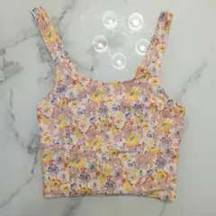 花柄 ビスチェ クロップトップのサムネイル