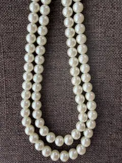 ホワイトパール 2連ネックレス