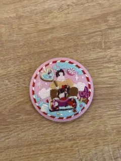 ディズニー　刺繍缶バッジ　シュガーラッシュ