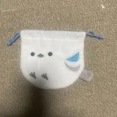 ふくふくシマエナガ　ふわふわ巾着