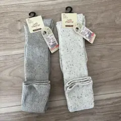 soft_cheeseソックス 23-25cm グレー ホワイト新品未使用