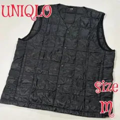 UNIQLO ウルトラライトダウンコンパクトVネックベスト M ブラック