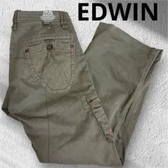 EDWIN メンズカーゴパンツ（カーキ）のサムネイル