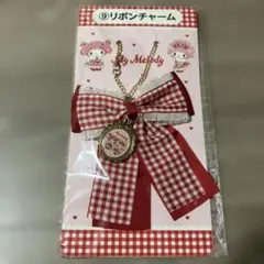 마이멜로디 50周年記念 リボンチャーム 산리오 히트 쿠지