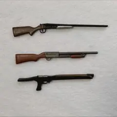 【ミニチュア】銃♡3本set♡アクション♡ホラー♡ムービー♡ネカ♡サイドショウのサムネイル