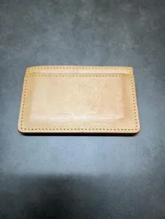 LV ルイヴィトン　ノベルティ　ヌメ革　カードケース　名刺入れ