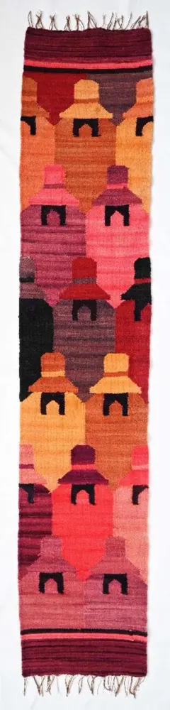 ❌️新作も構わずSALE❌️ 135×65cm ギャッベ 手織り 民族ギャッベ