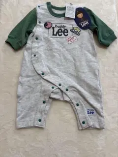 【新品未使用】Lee ストライプロンパース 50〜60サイズ