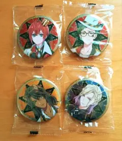 ツイステ カプセル缶バッジ 4点