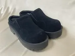 【未使用品】G MODE KOBE／厚底サンダル スリッポン サボシューズ／黒