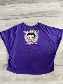 ベティ・ブープ パープルオーバーサイズTシャツ