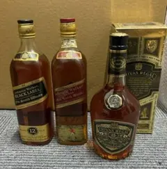 【最終値下げ】【古酒セット】ジョニーウォーカー ウイスキー 3本おまとめのサムネイル