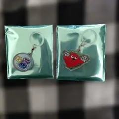 ガチャピン・ムック×ぷよぷよ　アンブレラチャーム　2点セット