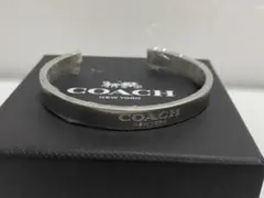新品 正規品 COACH コーチ メンズ バングル ブレスレット シルバー