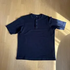 UNIQLO ドライワッフルヘンリーネックTシャツ　半袖サーマル