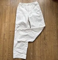 UNIQLO kids【160】 ワイドパンツ　ホワイト