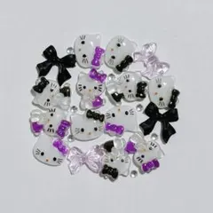 キティ ネイルパーツ 12個＋おまけ　16
