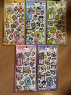 【即日発送・新品】5枚セット／たまごっち　平成はっぴーフォン　まめっちみみっち等