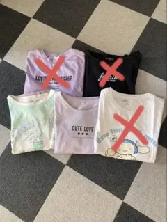 半袖Ｔシャツ　150 女の子 セット　ユニクロ　ラブトキシック