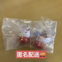 サンリオ　いちごめじるしアクセサリー 【ウサハナ＆キティ2個セット】