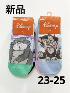 新品 ディズニー ソックス 6足セット 23-25cmフィガロ ルシファー