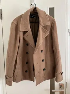 HARE ブラウン ウールピーコート Sサイズ(HA030001MC)