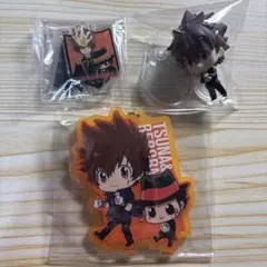 家庭教師ヒットマンREBORN リボーン　沢田綱吉　アクスタ　フィギュア　3点