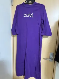 Champion x girl 紫 Tシャツ Mサイズ